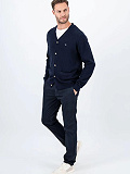 FYNCH-HATTON GOMBOS KARDIGN 1414 241 690 NAVY