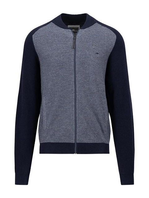 FYNCH-HATTON KARDIGN 1408 614 690 NAVY