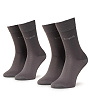 BUGATTI ZOKNI 2 PACK 6801 153 M.GREY MERCERIZED COTTON