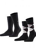 BURLINGTON 2PACK ZOKNI EVERYDAY MIX 21044 3000 BLACK BURLINGTON 2PACK ZOKNI EVERYDAY MIX 21044 3000 BLACK