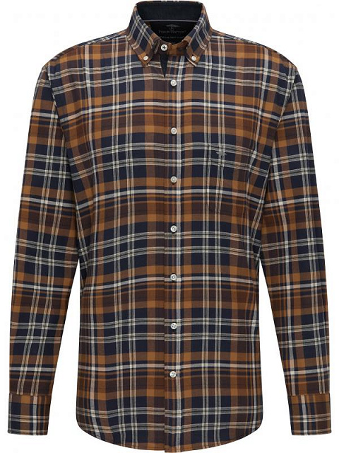 FYNCH-HATTON MODERN FIT ING 1220 6090 6092 MUSTARD CHECK