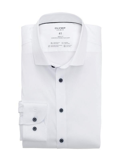 OLYMP BODY FIT ING 24/SEVEN DYNAMIC FLEX SHIRT 2058/14/00_R