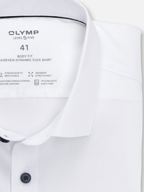 OLYMP BODY FIT ING 24/SEVEN DYNAMIC FLEX SHIRT 2058/14/00_R